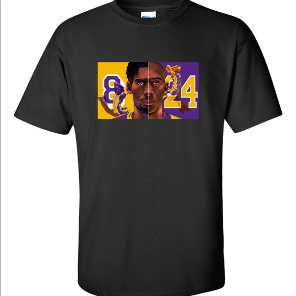 Kobe Number 8 - 24 Tee - Short Sleeve T-Shirt - Picture 1 of 3